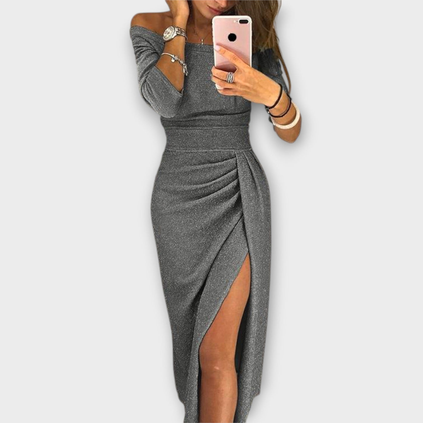 Marika | Elegantní šaty s odhalenými rameny