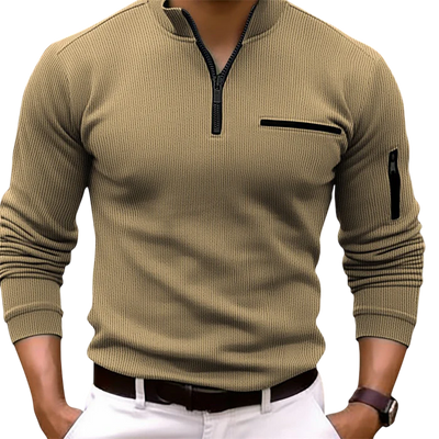 Josef | Košile s dlouhými rukávy a zipem