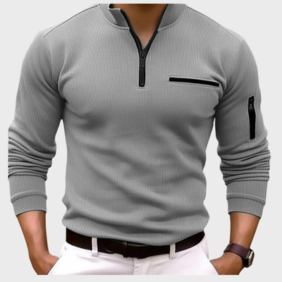 Josef | Košile s dlouhými rukávy a zipem