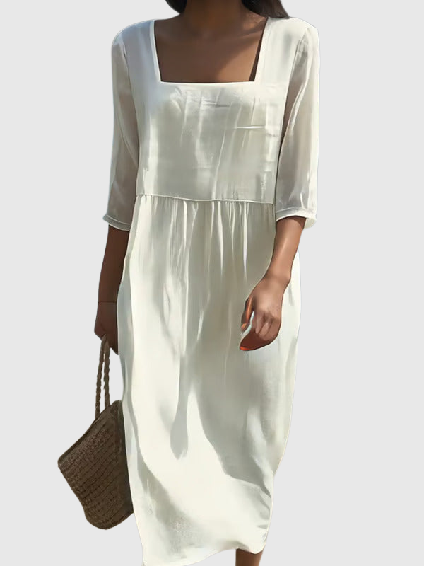 Jitka – Lehké lněné šaty pro pohodové léto