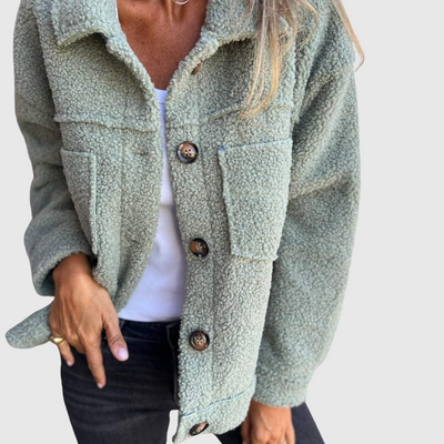 Annie | Trendy kabát z měkké látky