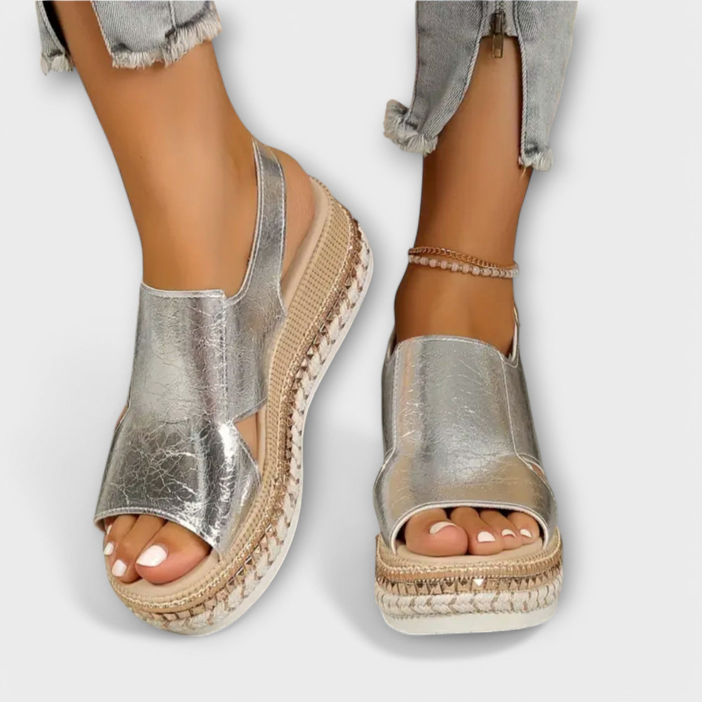 Solena | Ortopedické letní sandály na platformě