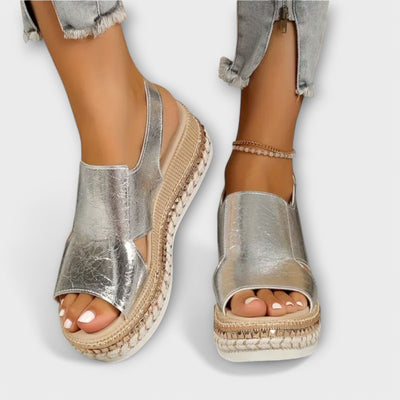 Solena | Ortopedické letní sandály na platformě