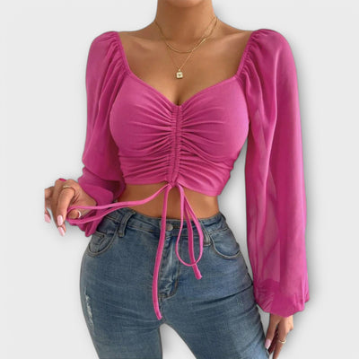 Jacqueline | Volánová večerní blůza