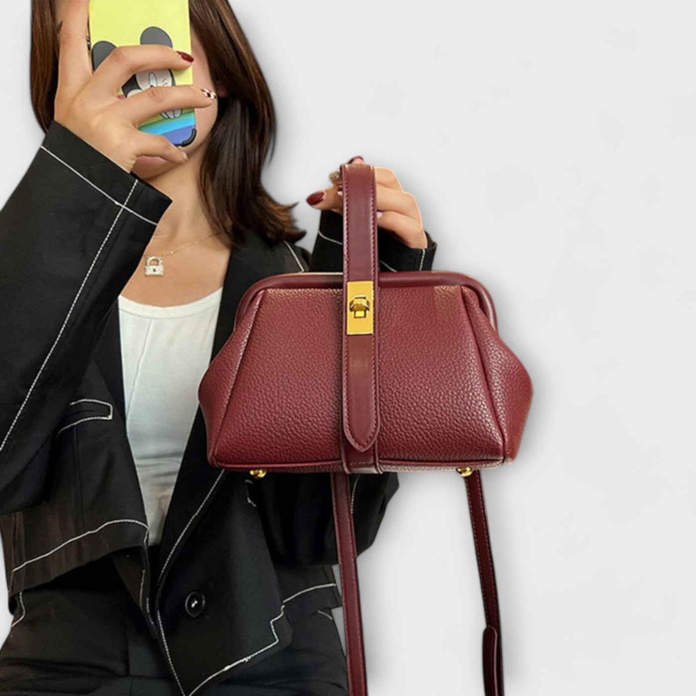 Aneta | Retro taška s horním uchem